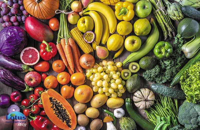 ازن در ضدعفونی میوه و سبزیجات - لوتوس تجهیز کاسپین