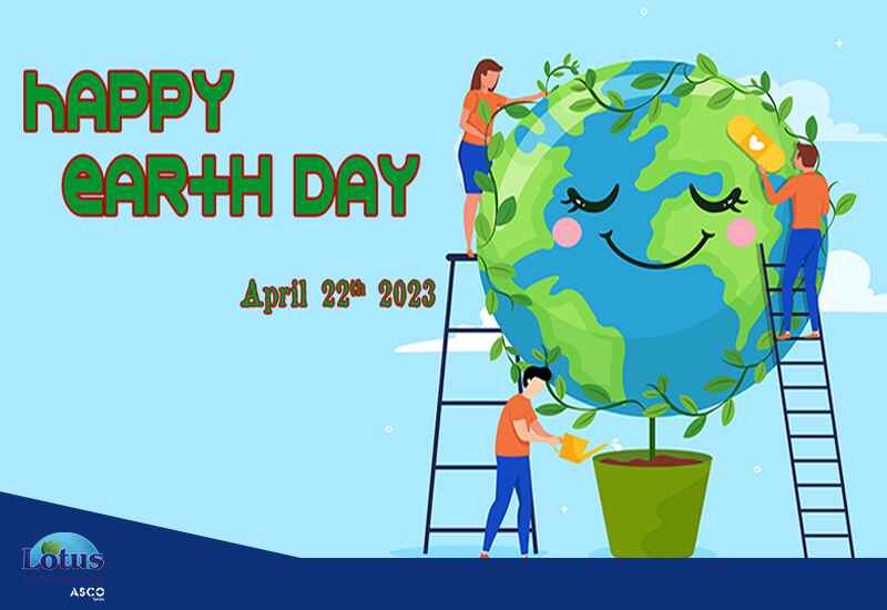 بزرگداشت روز جهانی زمین - لوتوس تجهیز کاسپین