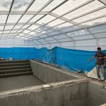 اجرای پروژه استخر منزل مهندس شیرازی در شهر فومن - لوتوس تجهیز کاسپین