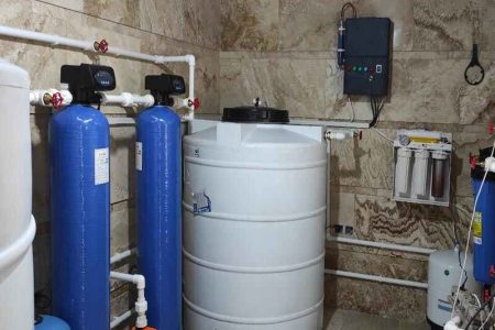 اجرای پکیج حذف آهن، منگنز و اصلاح آب - لوتوس تجهیز کاسپین