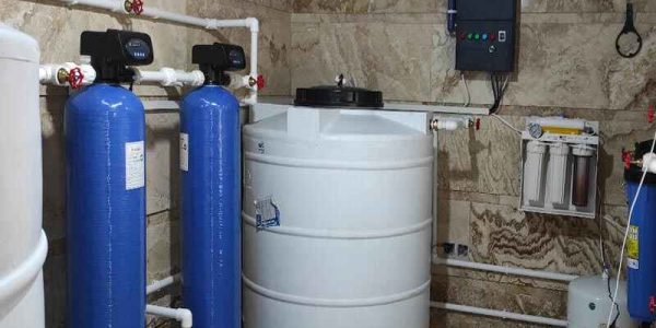 اجرای پکیج حذف آهن، منگنز و اصلاح آب - لوتوس تجهیز کاسپین